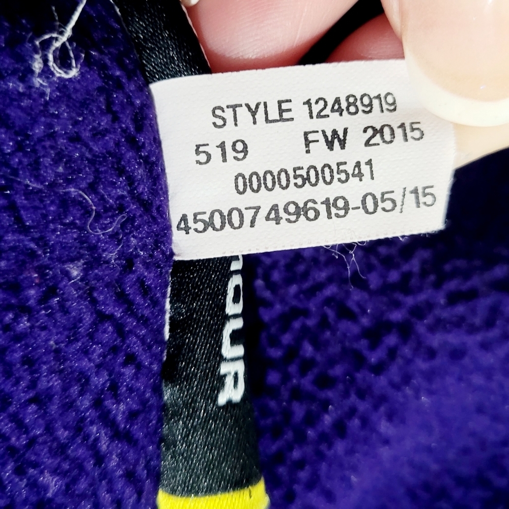 Under Armour ColdGear 1/2 Zip Women’s Large Mock Neck Purple Training Top Jacket - Picture 13 of 14
